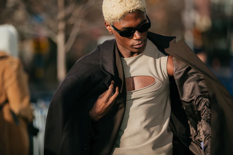 New York Fashion Week Fall Winter Street Style Sora Choi Rickey Thompson