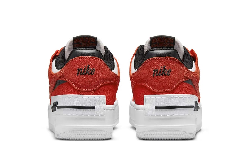 Nike Air Force 1 Shadow Womens Rush Orange Black White Price Release Date