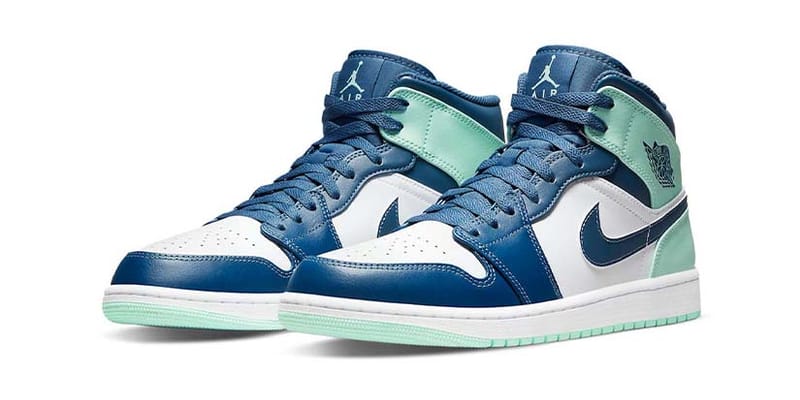 blue and navy air jordan 1