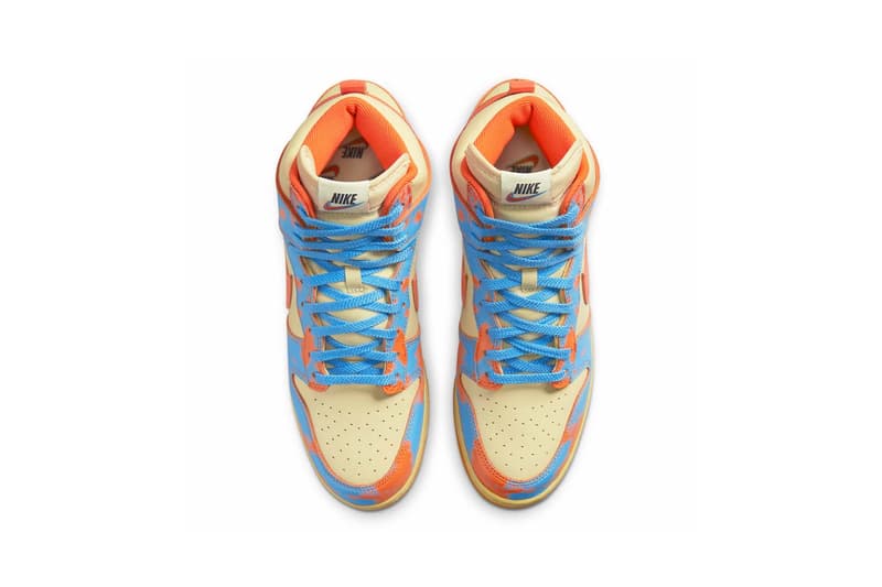 Nike Dunk High 1985 Orange Blue Acid Wash Price Release Date