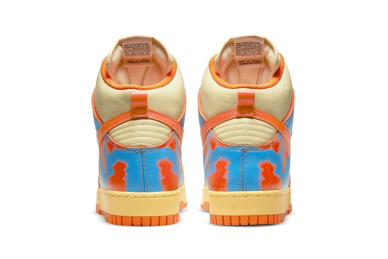 Nike Dunk High 1985 Orange Blue Acid Wash Price Release Date