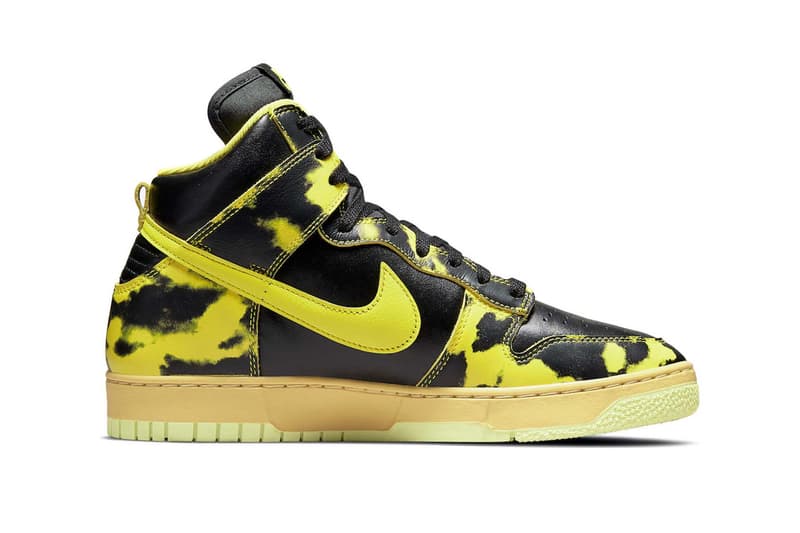 Nike Dunk High 1985 Black Yellow Acid Wash Price Release Date