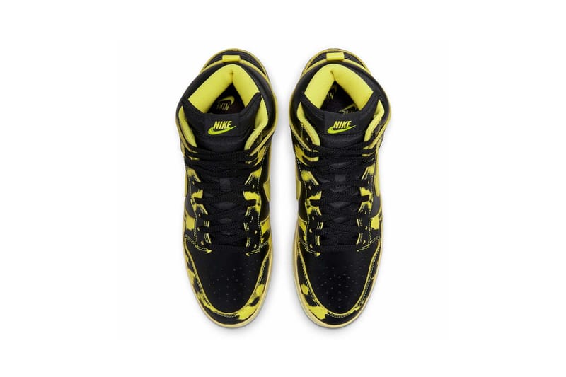 dunk high 1985 black acid wash price