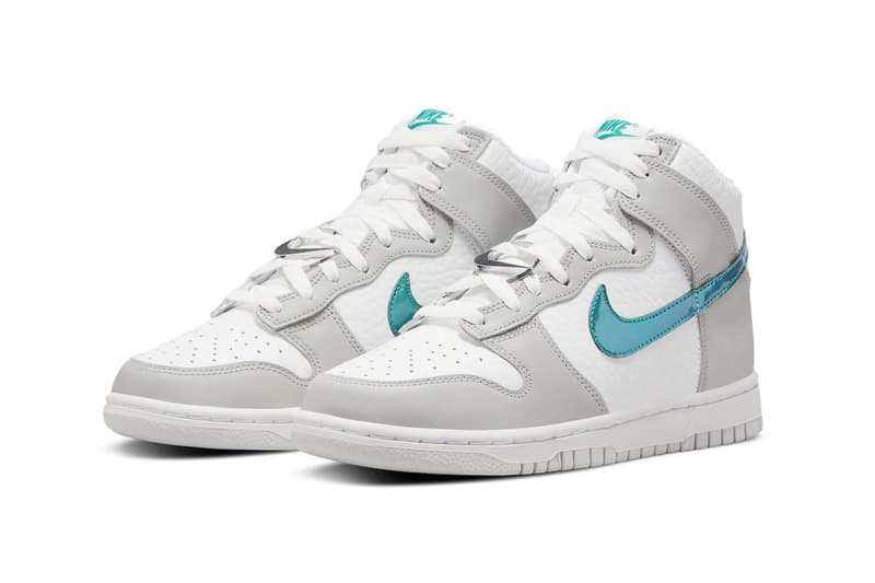 Nike Dunk High Ring Bling White Gray Teal Price Release Date