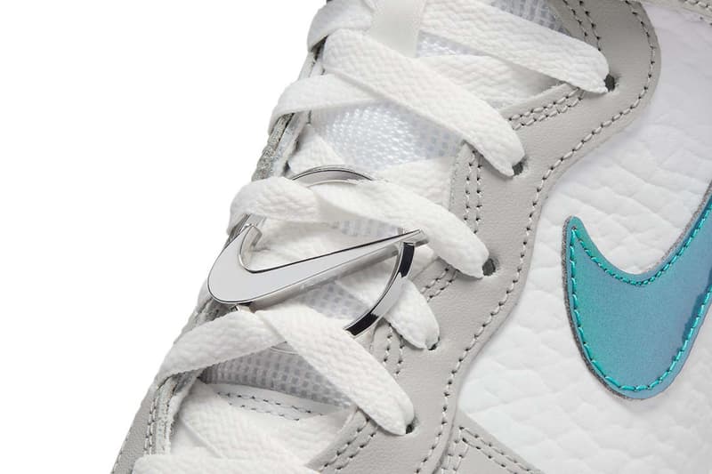 Nike Dunk High Ring Bling White Gray Teal Price Release Date