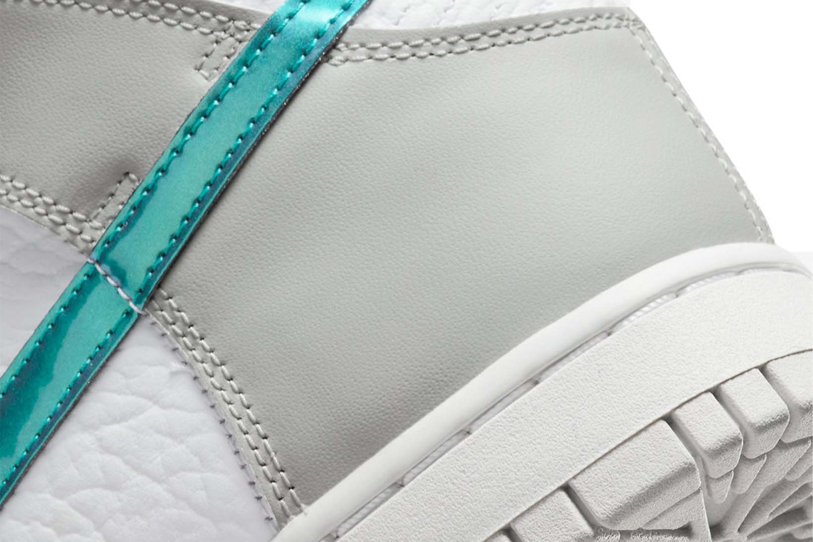 Nike Dunk High Ring Bling White Gray Teal Price Release Date