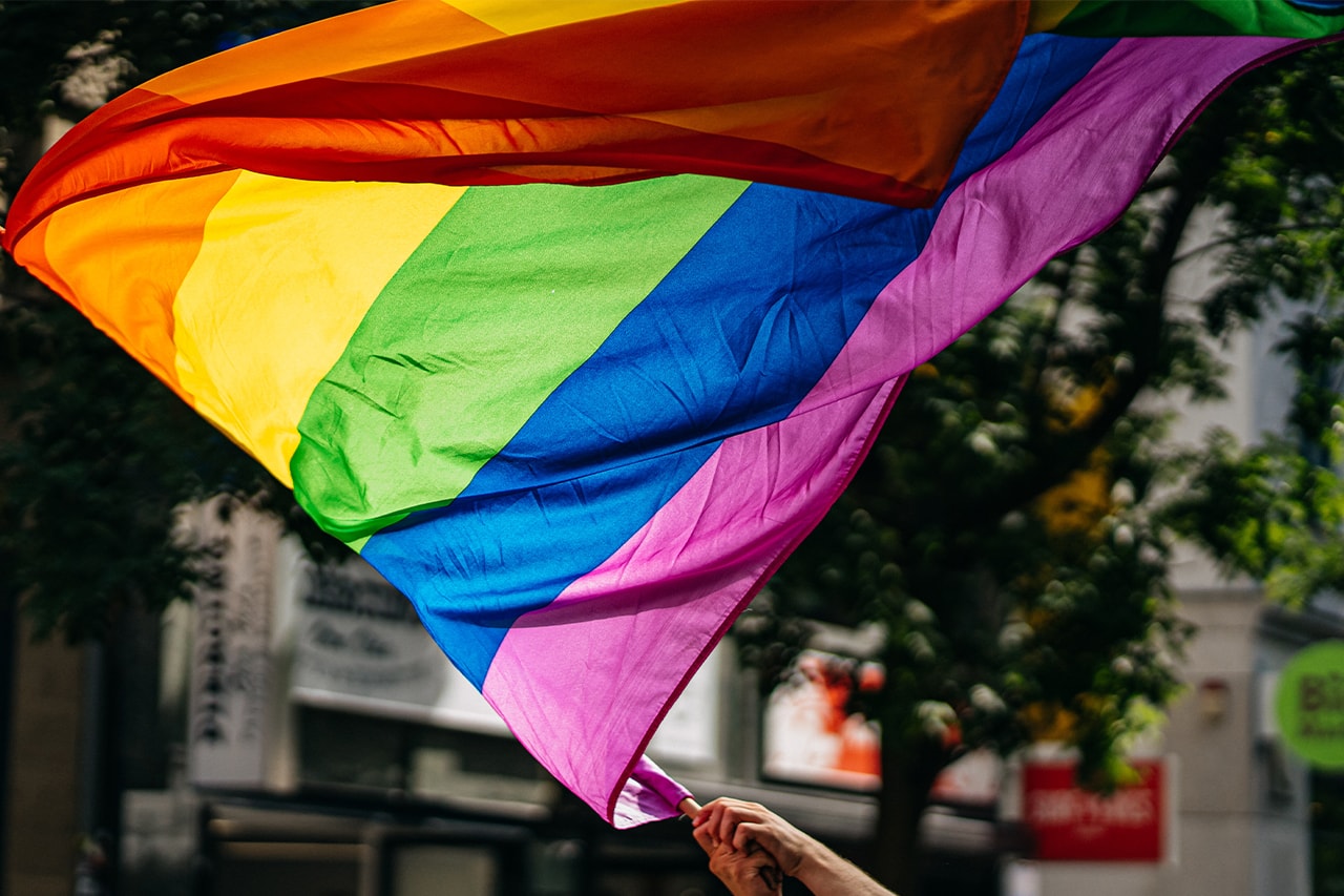 LGBTQ+ Flag at Pride 