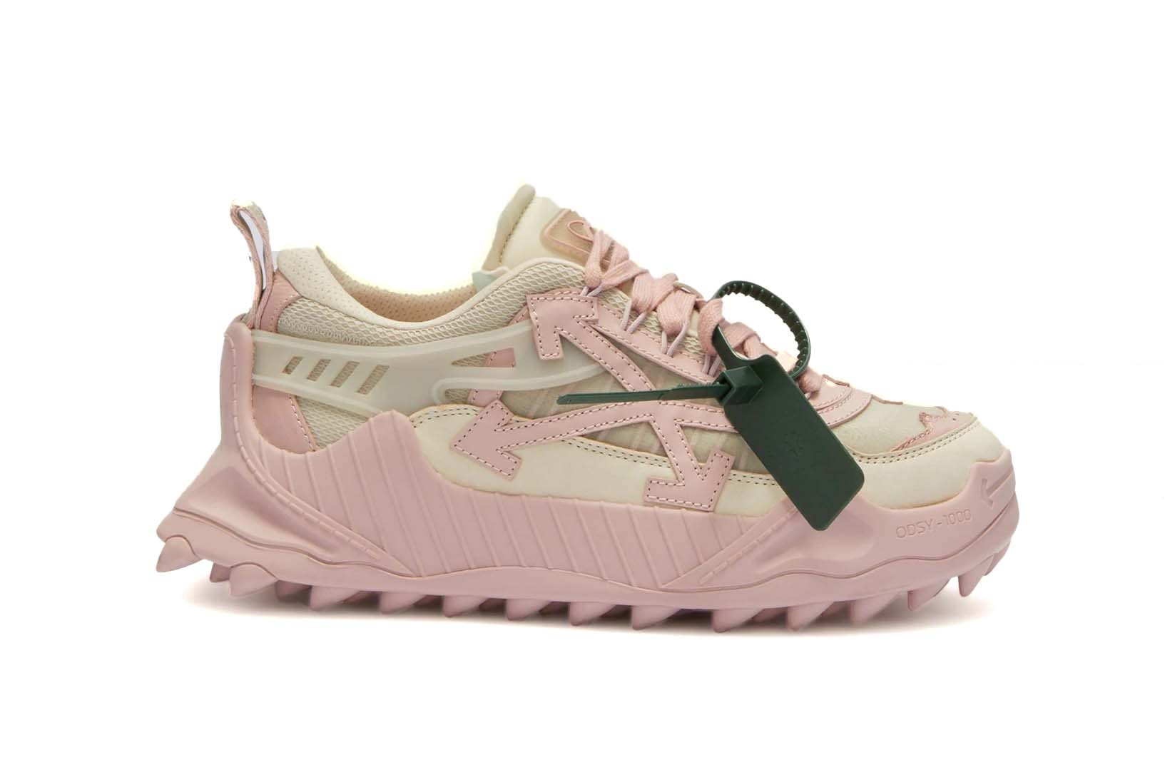 Off-White™ Odsy-1000 Pink Beige Chunky Sneaker Virgil Abloh Price Release Date