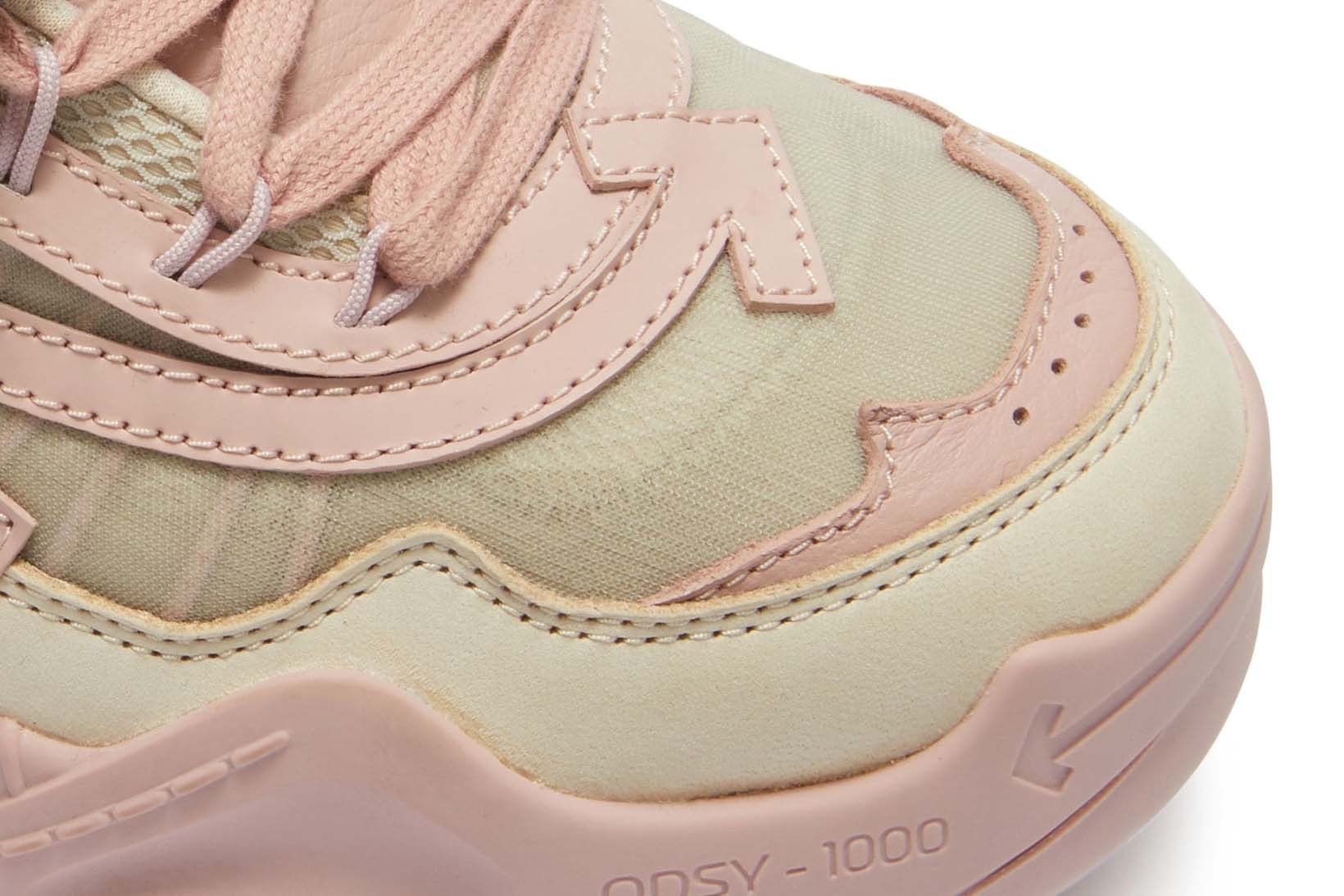 Off-White™ Odsy-1000 Pink Beige Chunky Sneaker Virgil Abloh Price Release Date