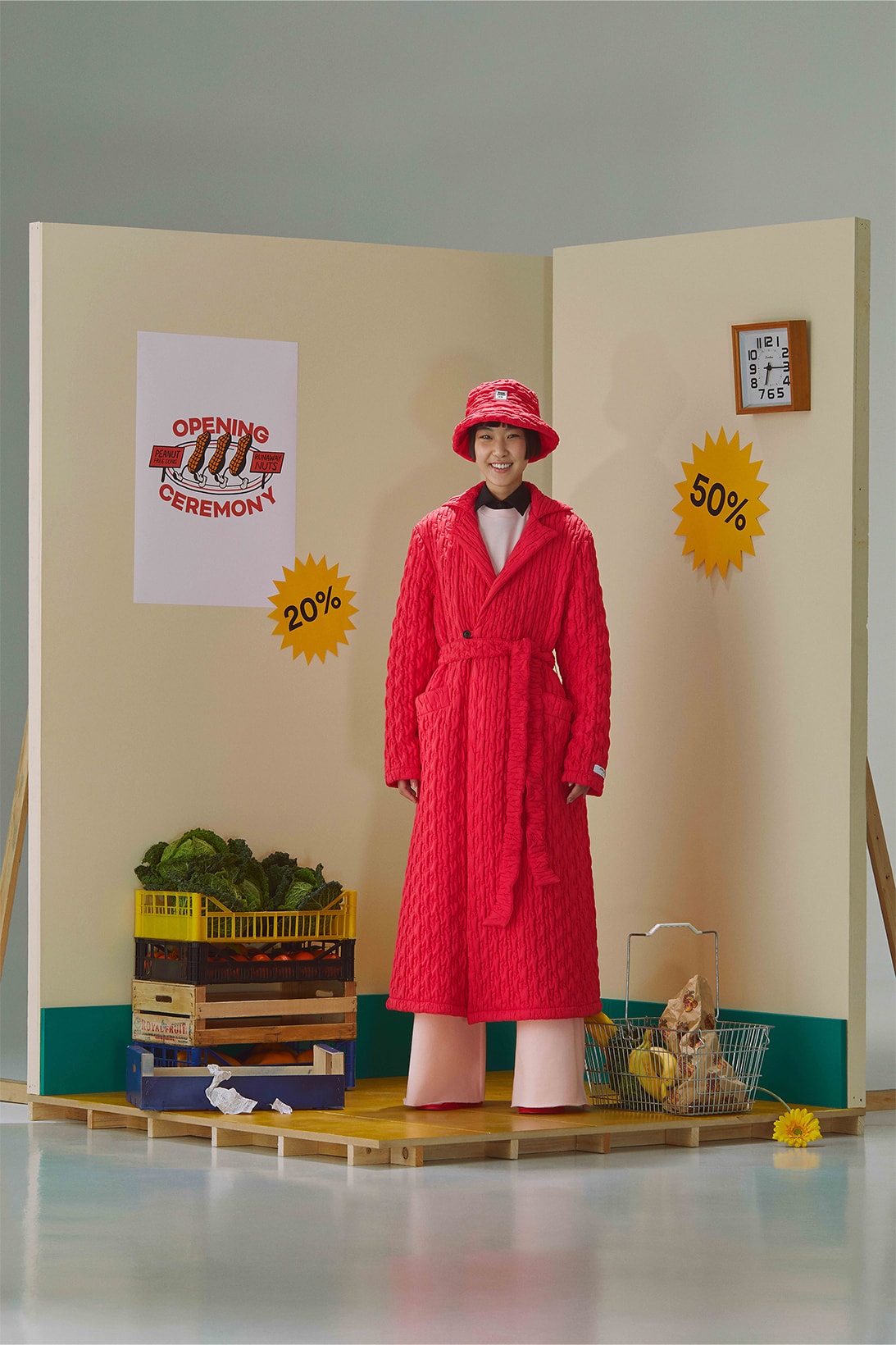 Opening Ceremony Dickies Fall Winter Collaborations 20th Anniversary Outerwear Food Coat Red