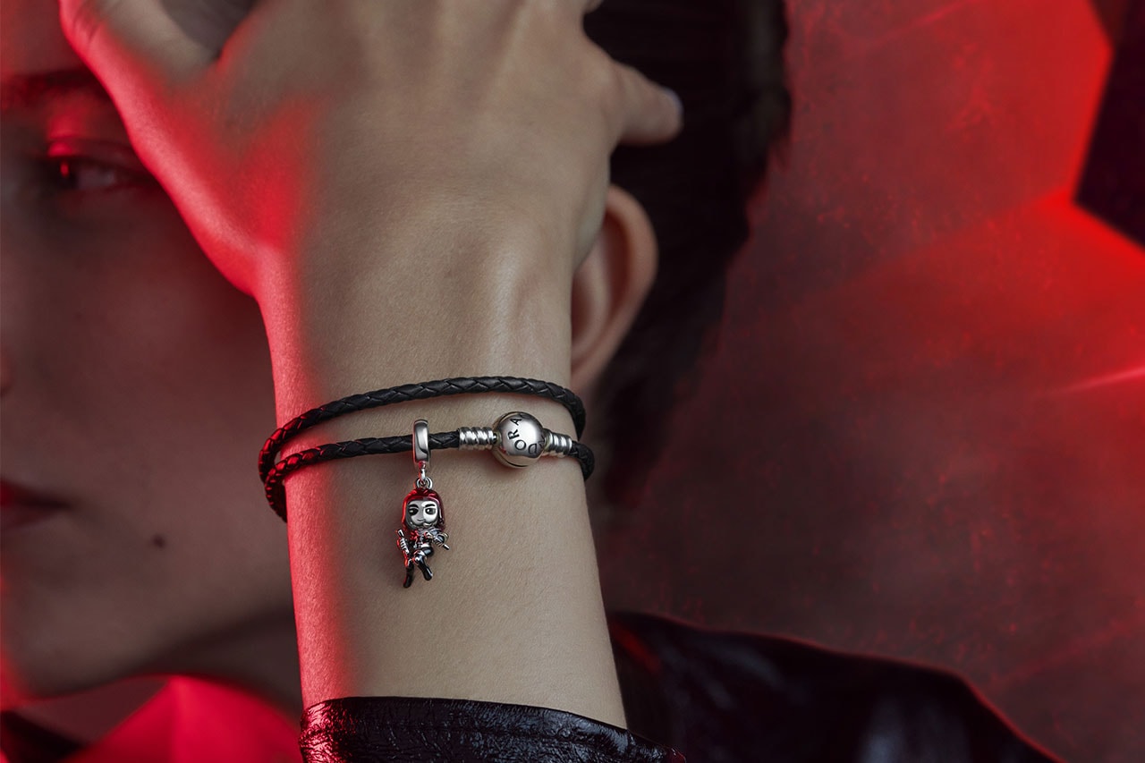 Pandora release marvel avengers jewelry collection black charm bracelet