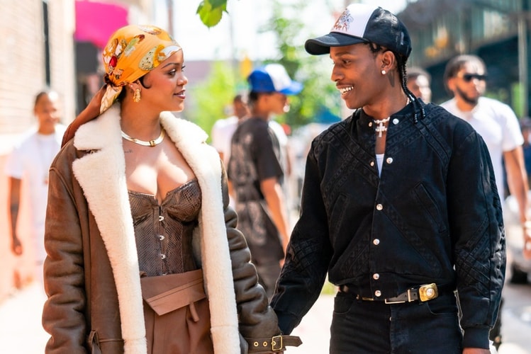 Rihanna And A Ap Rocky Were Very Smitten Parents To Be At Fenty S Eau De Parfum Event