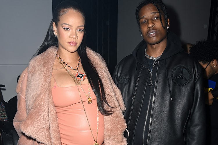 Rihanna and A$AP Rocky Stun in Monochrome Fits at Off-White™'s FW22 Show