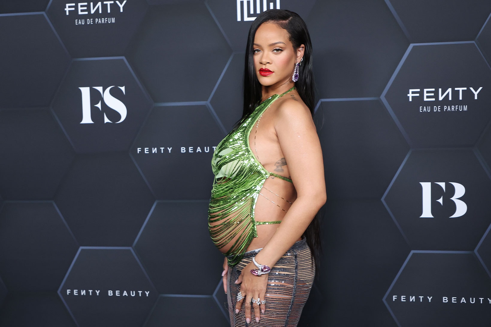 Rihanna Enjoying Maternity Pregnant Fashion Outfits ASAP Rocky Interview Info