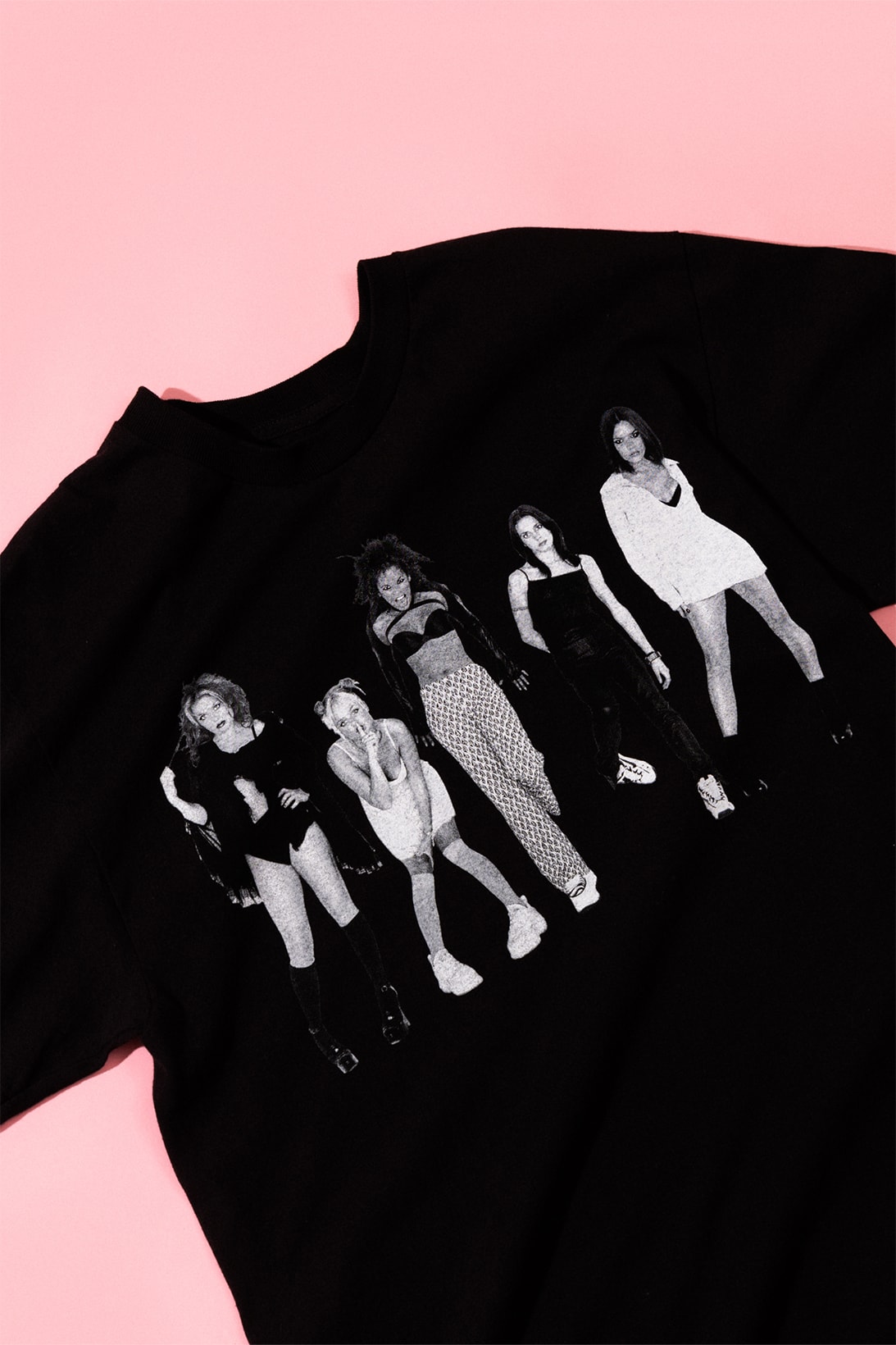 Spice Girls weber Collection HBX T-shirts Black Front Details