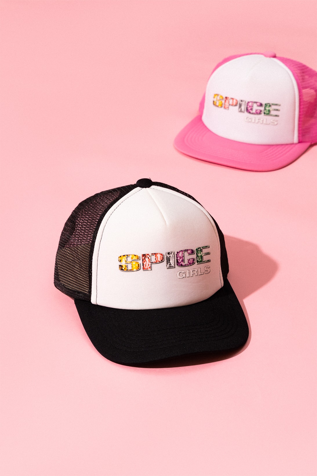 Spice Girls weber Collection HBX Trucker Hats Black Pink