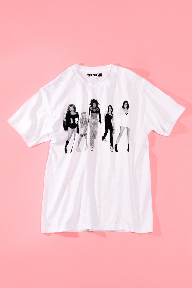 Spice Girls weber Collection HBX T-shirts White Front Monochrome