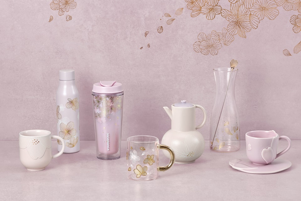 These Starbucks Mugs And Tumblers Are Designed For Cherry Blossom Season  And They Are Breathtaking