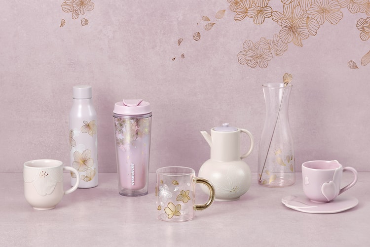 Starbucks Honors Cherry Blossom Season With Pink-Filled Merch Range