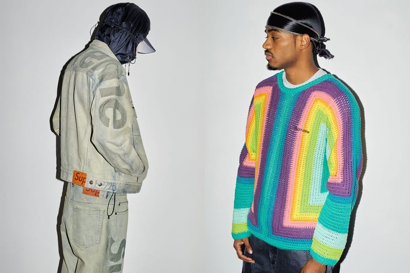 Supreme Unveils Must-Have Denim, Knitwear and Leather Jackets in SS22 Collection