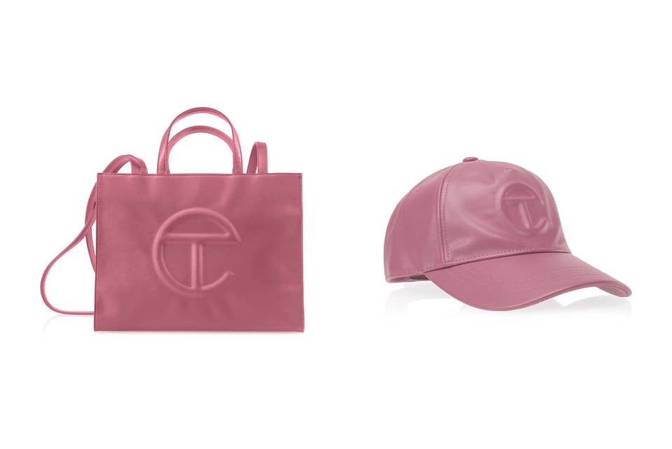 Telfar Shopping Bags, Hat and Belt Corned Beef