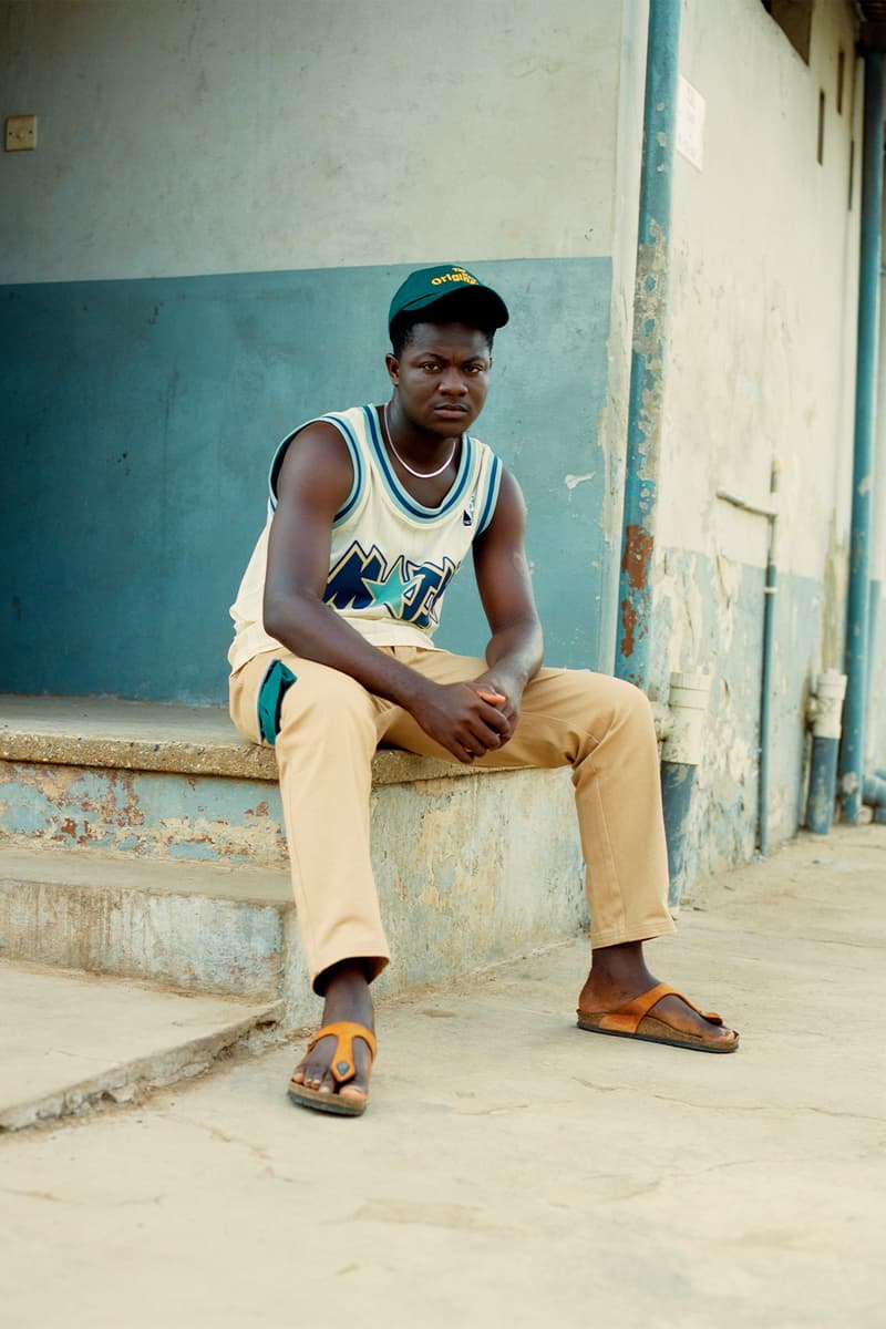 The New Originals SS22 Mathlete Campaign Ghana Ebeneza Blanche Release Info Tank Yellow