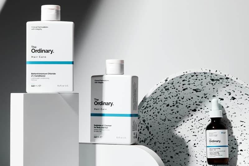 The Ordinary Haircare Sulphate 4% shampoo Behentrimonium Chloride 2% conditioner Natural Moisturizing Factors +HA scalp treatment