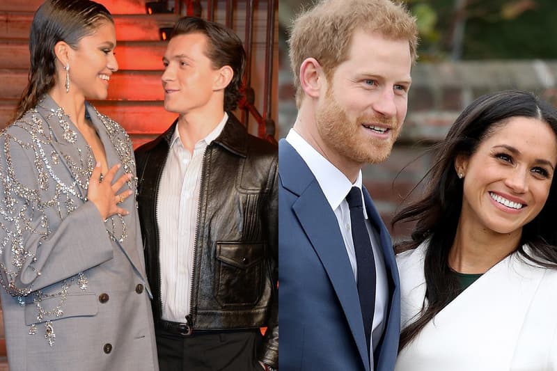 tom holland zendaya prince harry meghan markle 