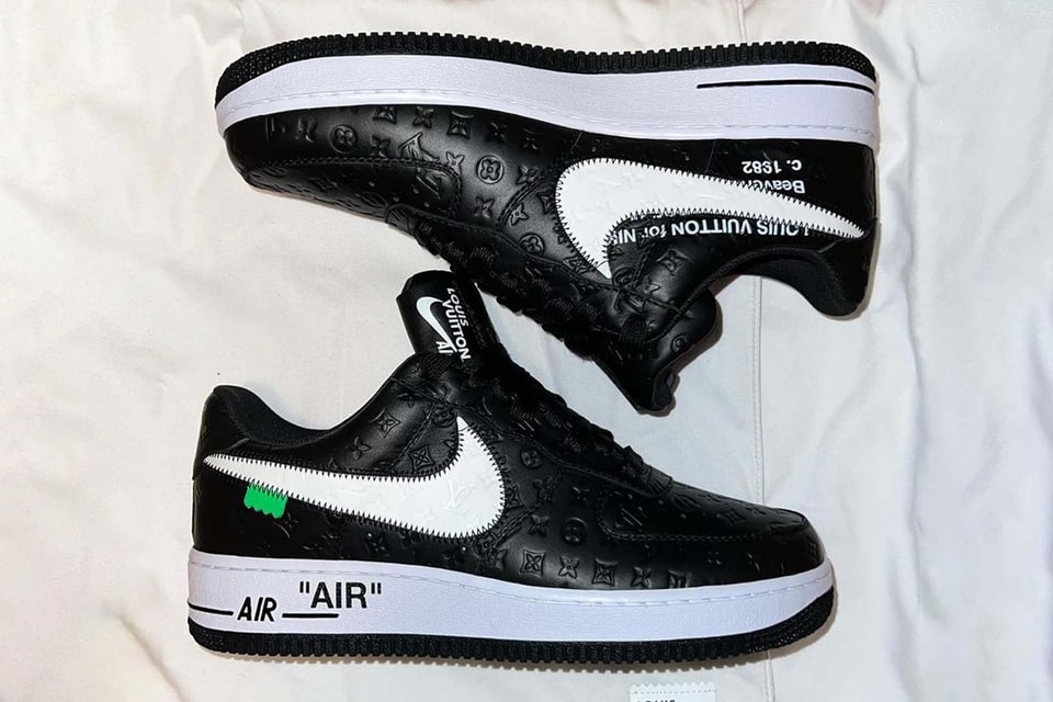 Virgil Abloh's Coveted Louis Vuitton Nike Air Force 1s Get Release Date