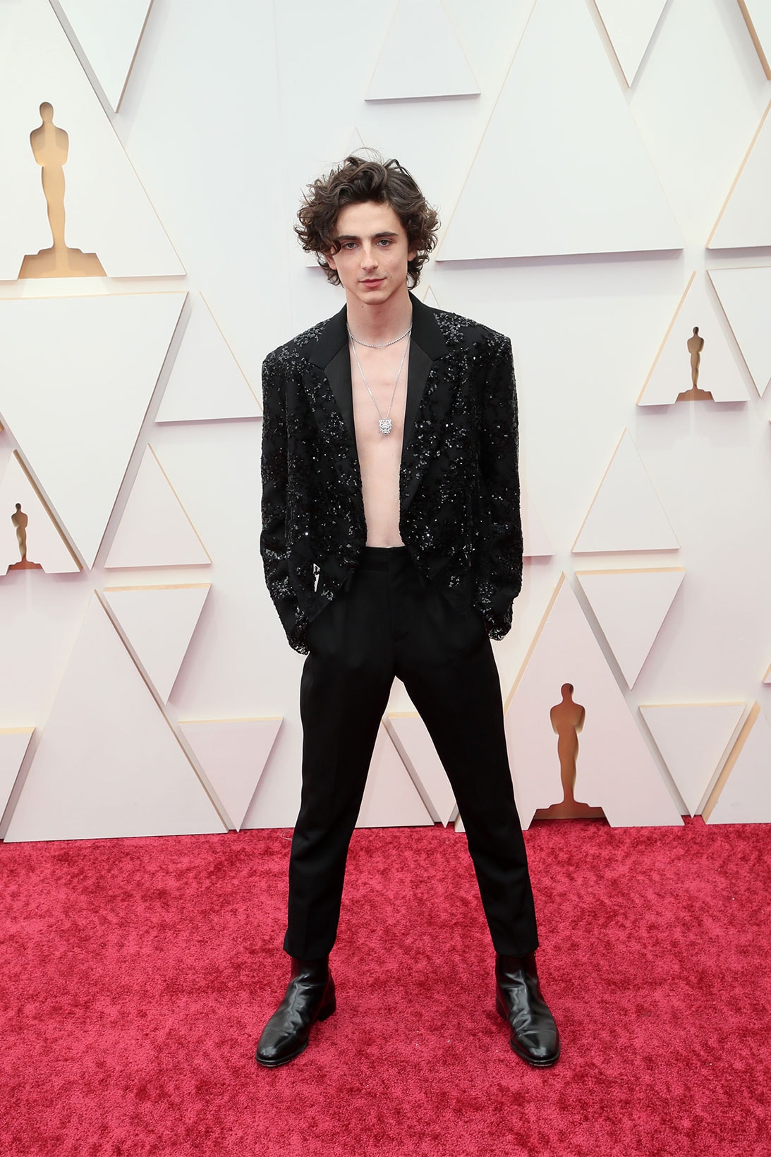 2022 Oscars 94th Acadademy Awards Red Carpet Best Dressed Timothee Chalamet