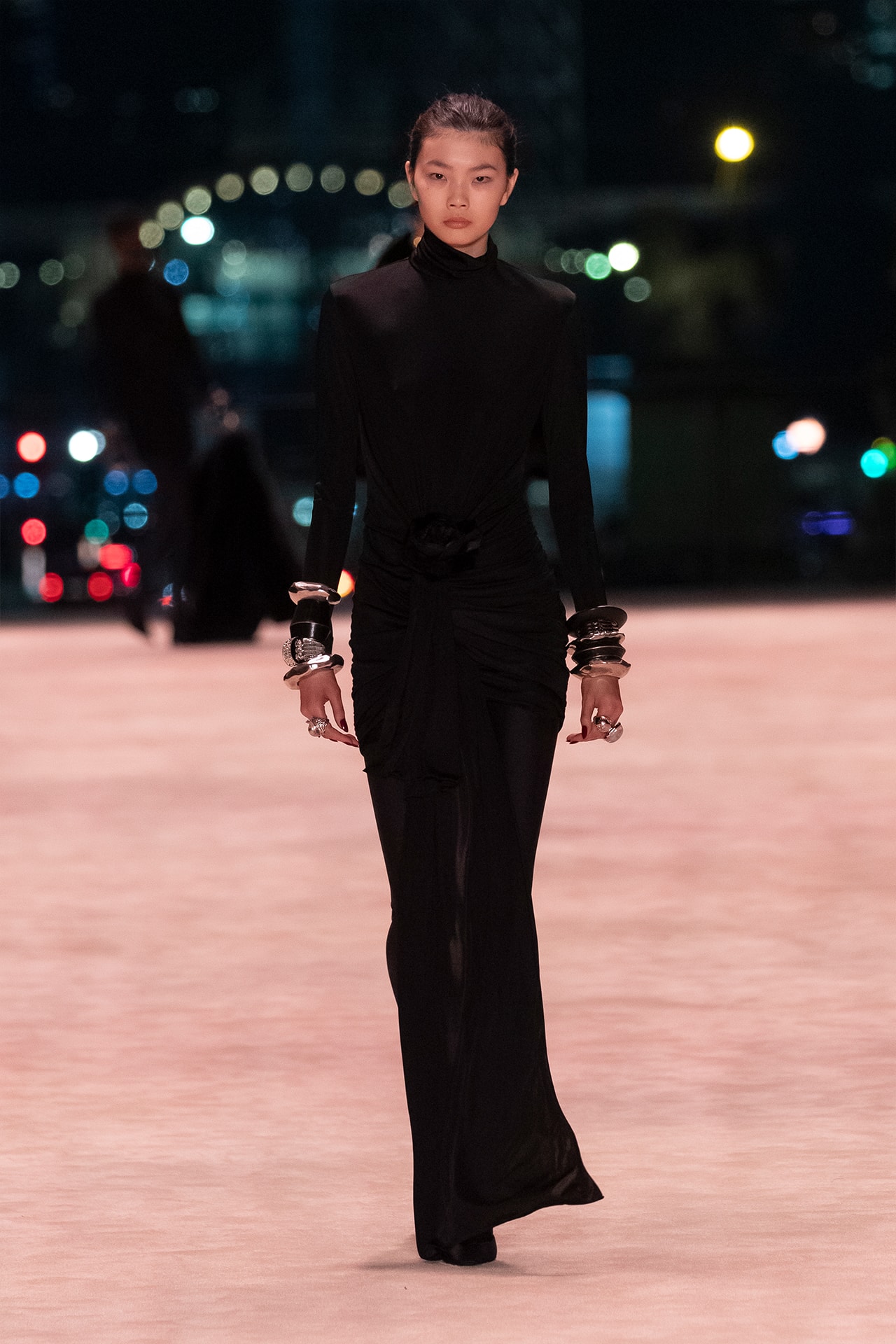 Yves Saint Laurent Black Evening Gown
