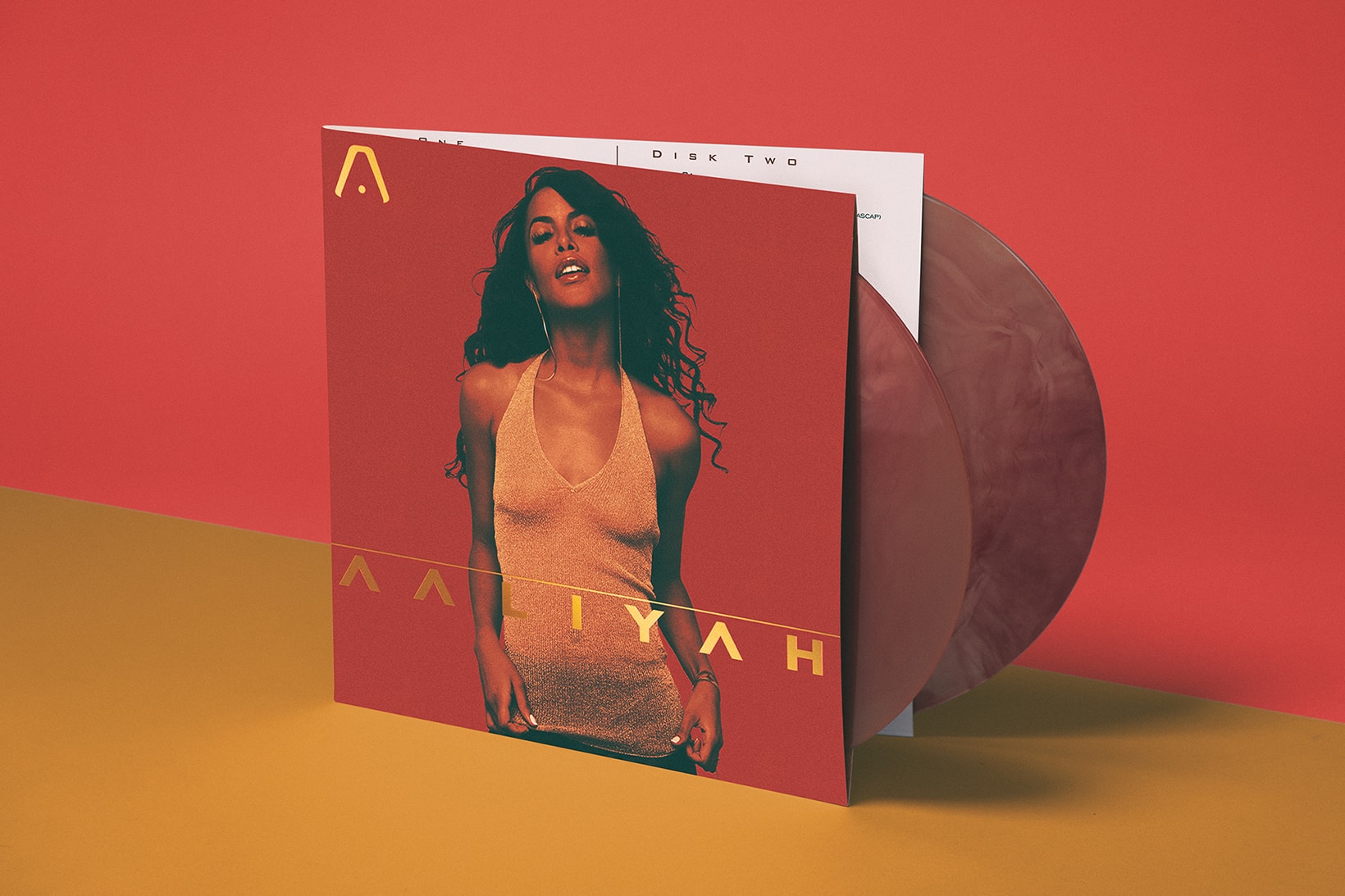Aaliyah Eponymous Album Vinyl Me Please R&B Artist Singer Red Gold Record