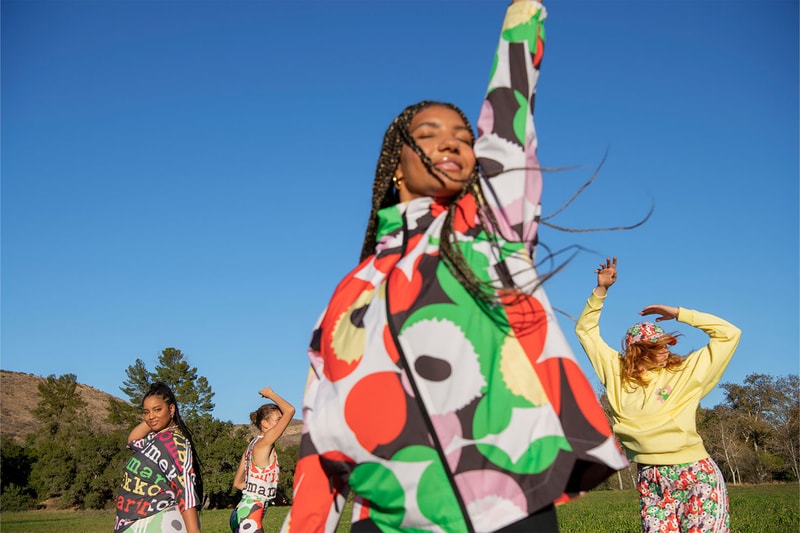 Adidas x Marimekko Colorblock Pattern Jacket - White Jackets, Clothing -  WAXMM20262