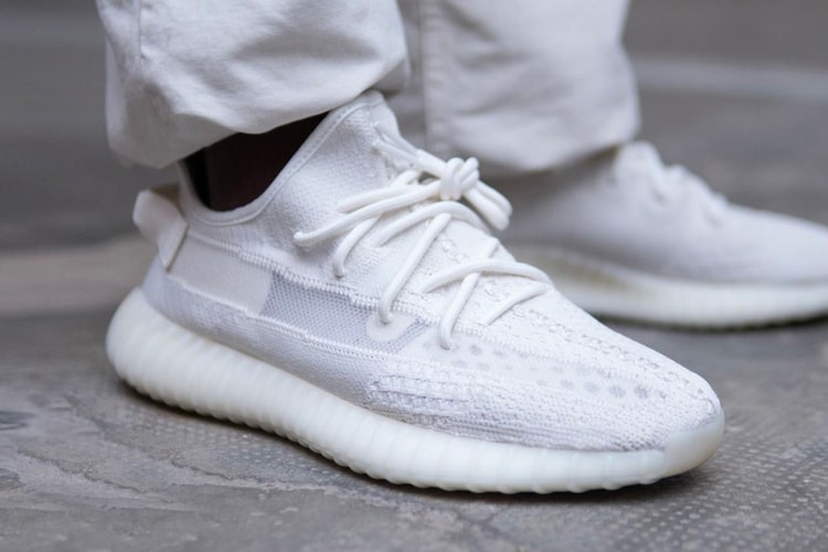 An On-Foot Look at the adidas YEEZY BOOST 350 V2 "Bone"