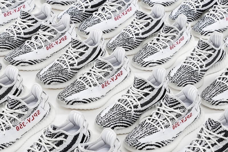 retail zebra yeezy