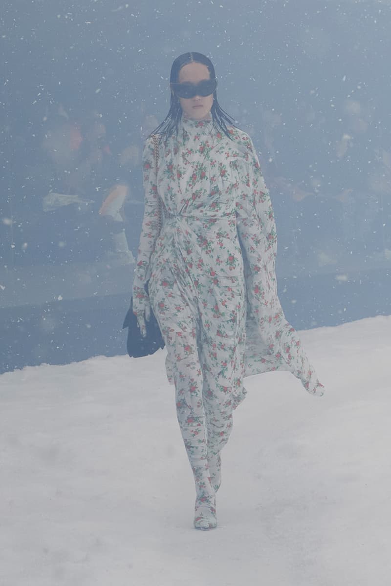 Balenciaga Fall Winter 360 Collection Snowy Apocalyptic Demna Gvasalia Ukraine Show Images