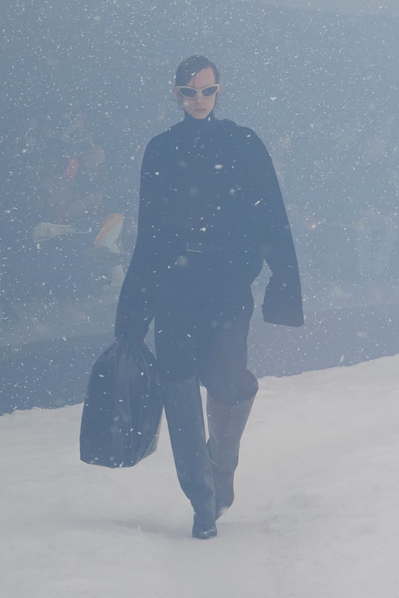 Balenciaga Fall Winter 360 Collection Snowy Apocalyptic Demna Gvasalia Ukraine Show Images