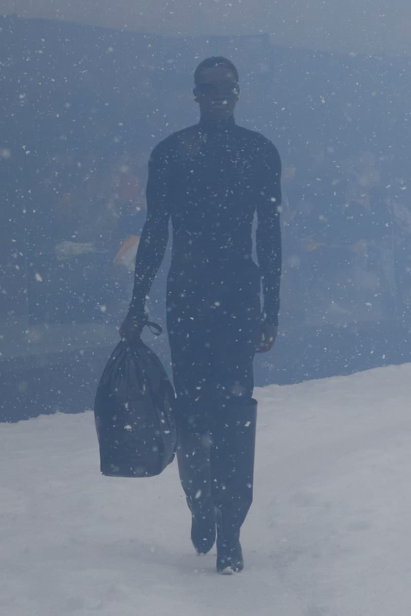 Balenciaga Fall Winter 360 Collection Snowy Apocalyptic Demna Gvasalia Ukraine Show Images