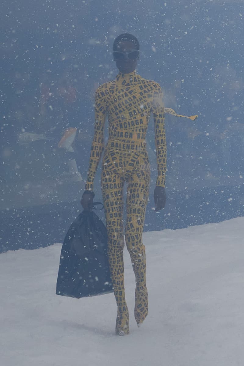 Balenciaga Fall Winter 360 Collection Snowy Apocalyptic Demna Gvasalia Ukraine Show Images