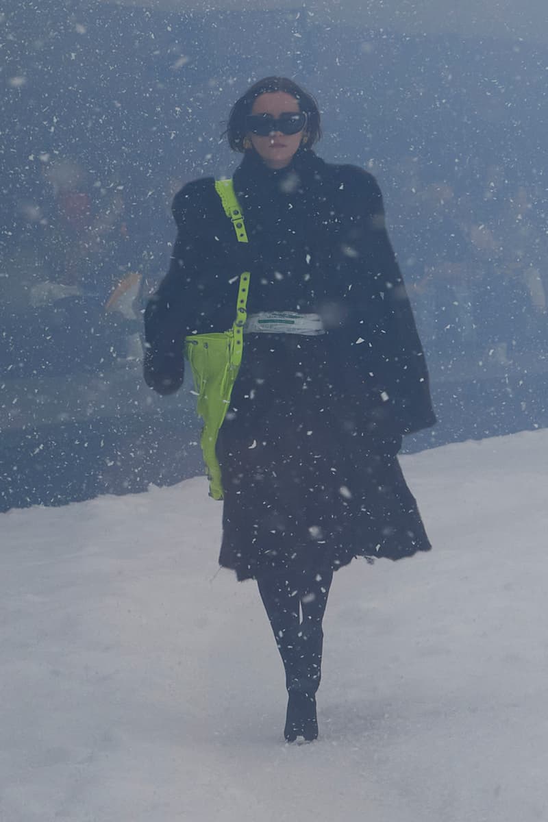 Balenciaga Fall Winter 360 Collection Snowy Apocalyptic Demna Gvasalia Ukraine Show Images