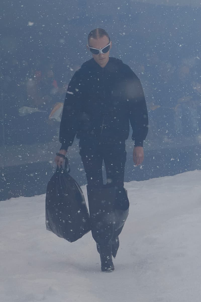 Balenciaga Fall Winter 360 Collection Snowy Apocalyptic Demna Gvasalia Ukraine Show Images