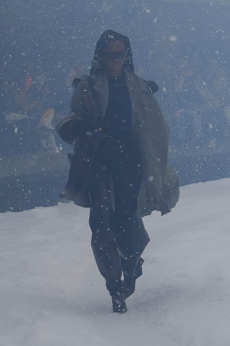 Balenciaga Fall Winter 360 Collection Snowy Apocalyptic Demna Gvasalia Ukraine Show Images