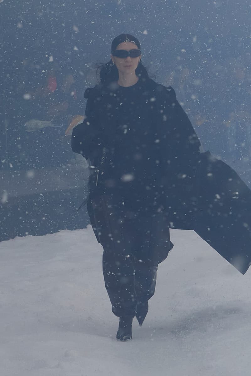 Balenciaga Fall Winter 360 Collection Snowy Apocalyptic Demna Gvasalia Ukraine Show Images