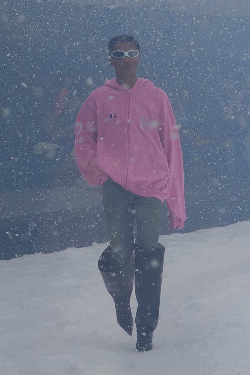 Balenciaga Fall Winter 360 Collection Snowy Apocalyptic Demna Gvasalia Ukraine Show Images