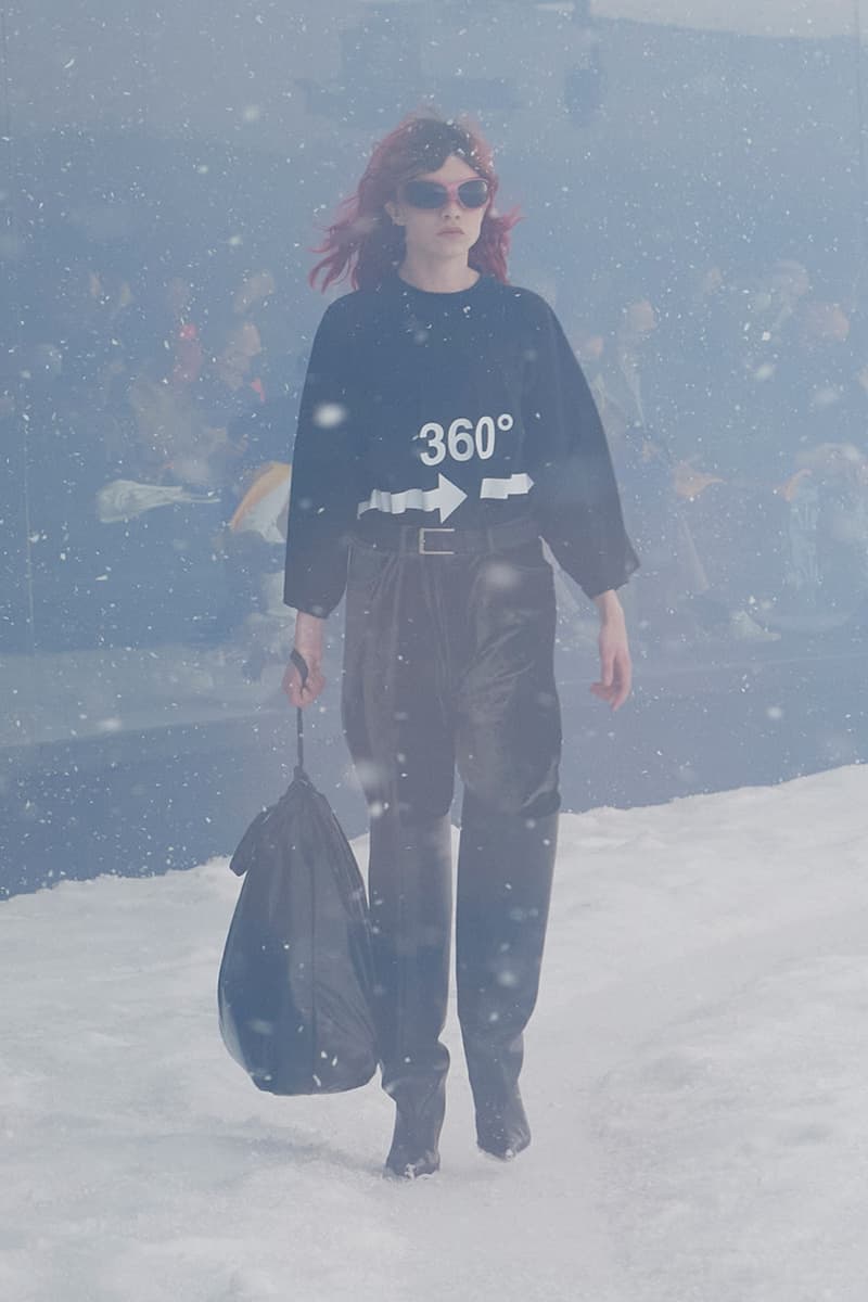 Balenciaga Fall Winter 360 Collection Snowy Apocalyptic Demna Gvasalia Ukraine Show Images