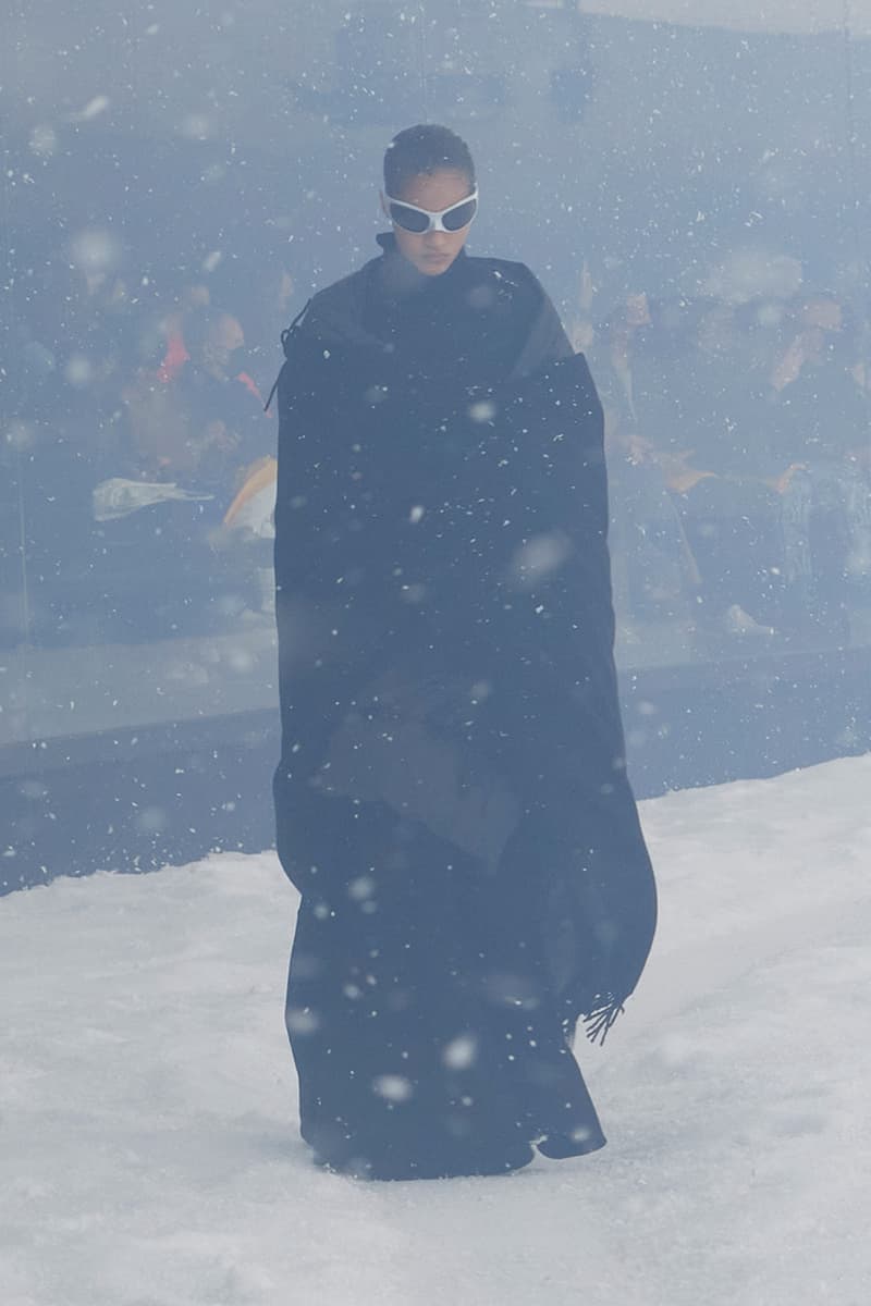 Balenciaga Fall Winter 360 Collection Snowy Apocalyptic Demna Gvasalia Ukraine Show Images