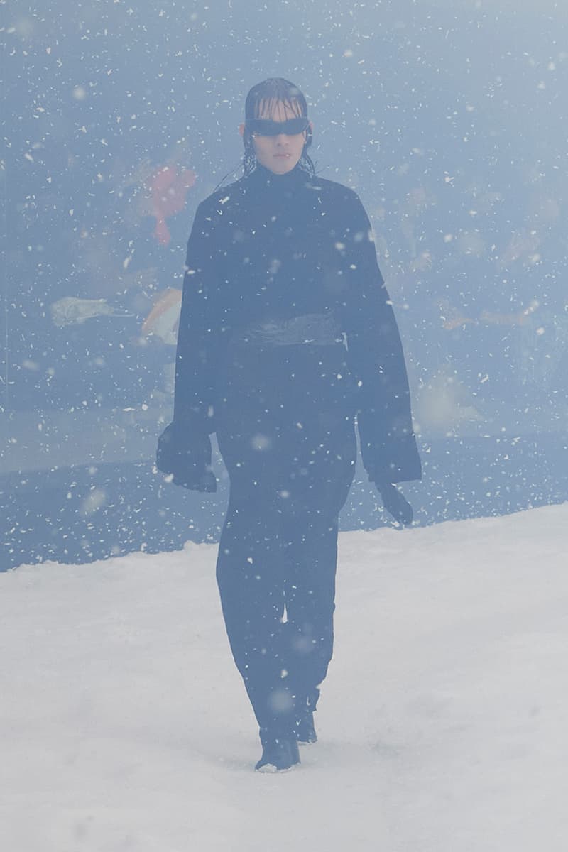 Balenciaga Fall Winter 360 Collection Snowy Apocalyptic Demna Gvasalia Ukraine Show Images