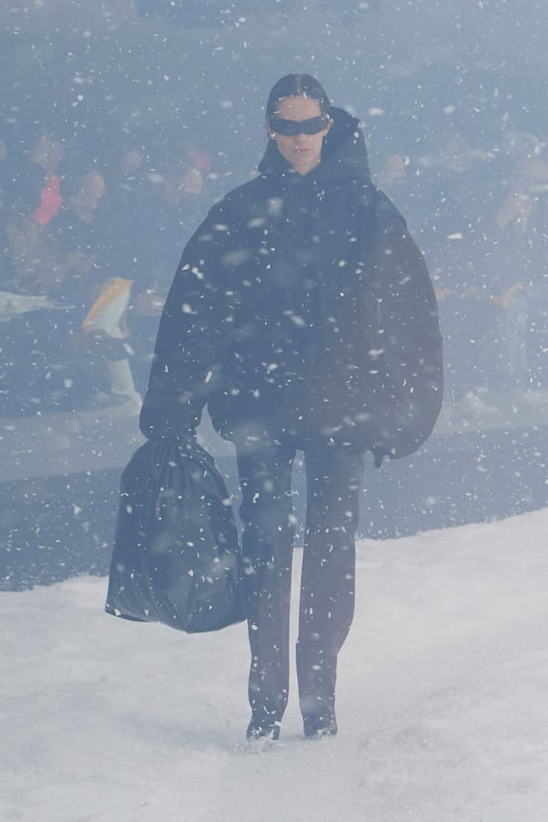 Balenciaga Fall Winter 360 Collection Snowy Apocalyptic Demna Gvasalia Ukraine Show Images