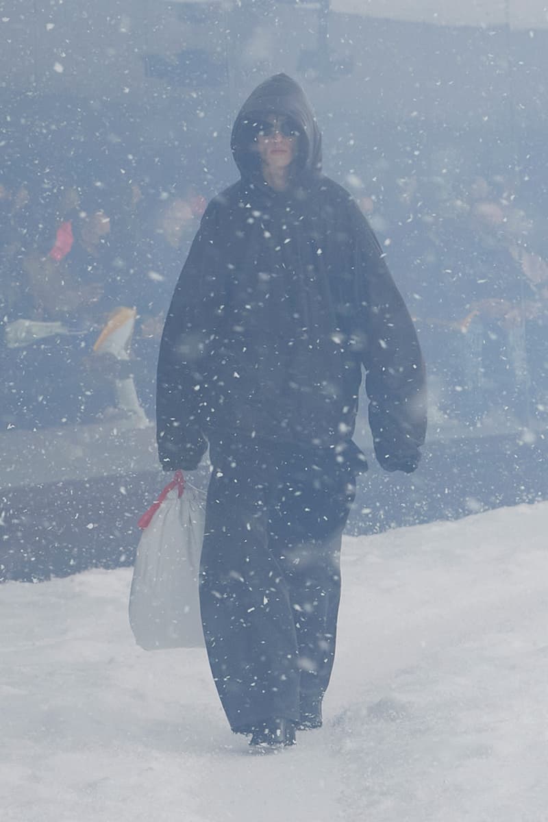 Balenciaga Fall Winter 360 Collection Snowy Apocalyptic Demna Gvasalia Ukraine Show Images