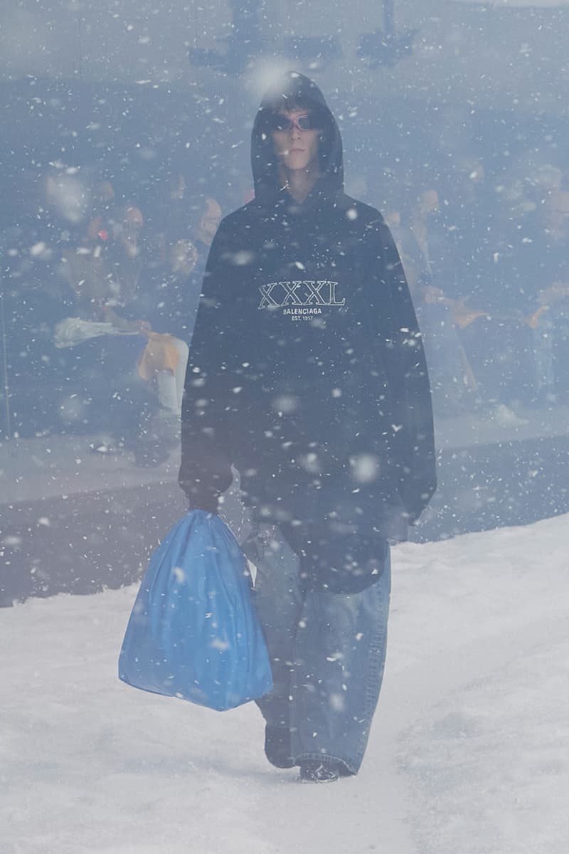 Balenciaga Fall Winter 360 Collection Snowy Apocalyptic Demna Gvasalia Ukraine Show Images